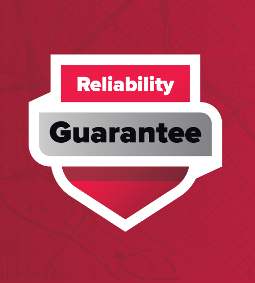 Dish Reliability Guarantee Logo